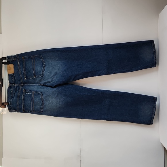 Mossimo Suppy Co Men's Slim Straight Blue Denim Jeans - Picture 4 of 11